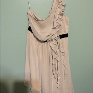 One shoulder cocktail dress
